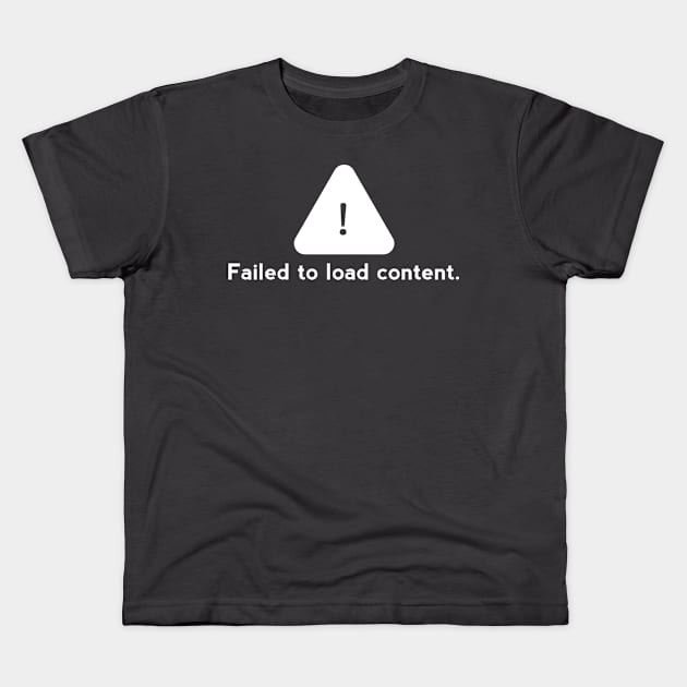 Failed to load content. Kids T-Shirt by Litho